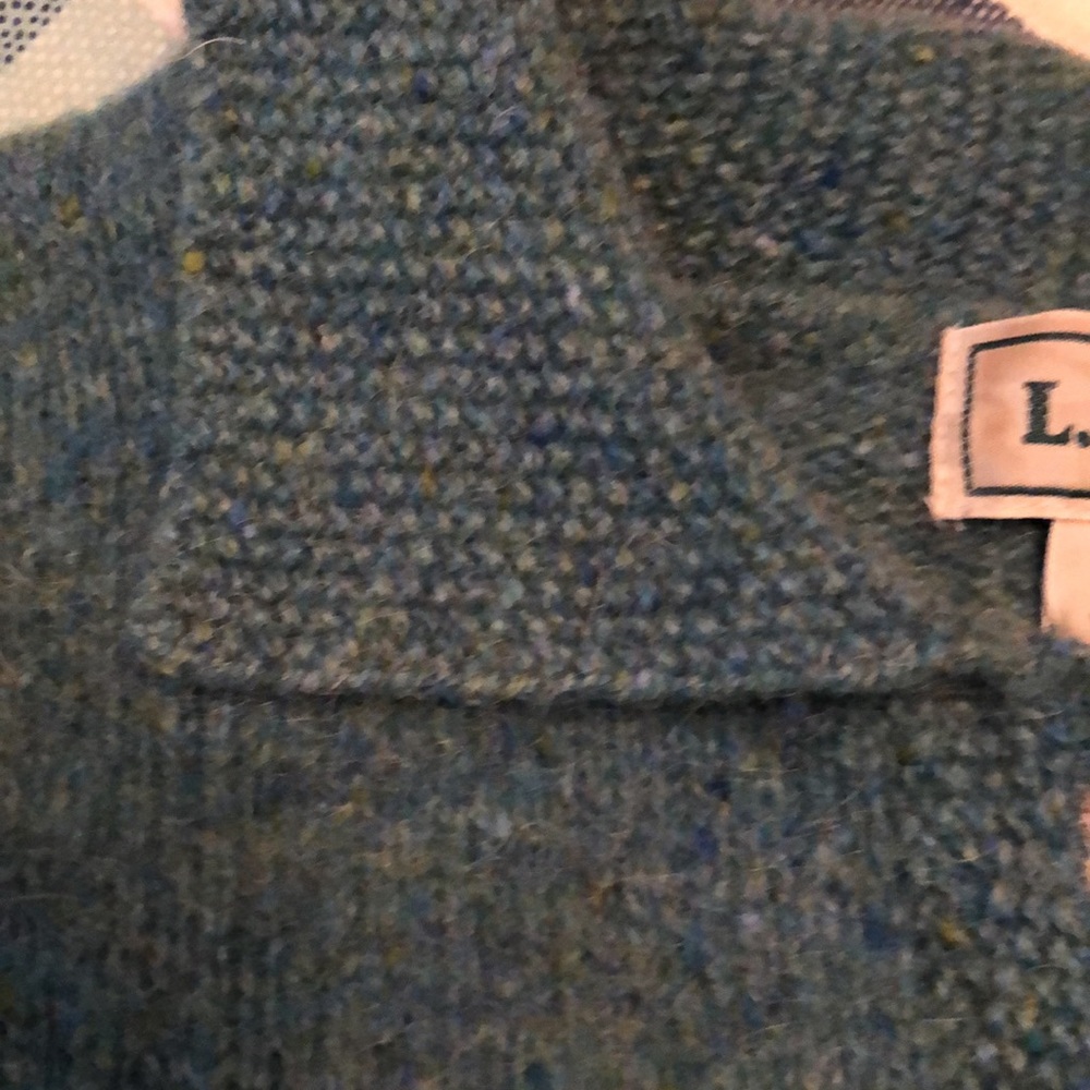 L. L. Bean Wool Cardigan Sweater Size Large - image 5